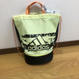 アディダス(adidas)のアディダス●プールバック●新品●イエロー(マリン/スイミング)