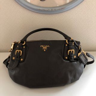 プラダ(PRADA)の美品プラダ　ハンドバッグ(ハンドバッグ)