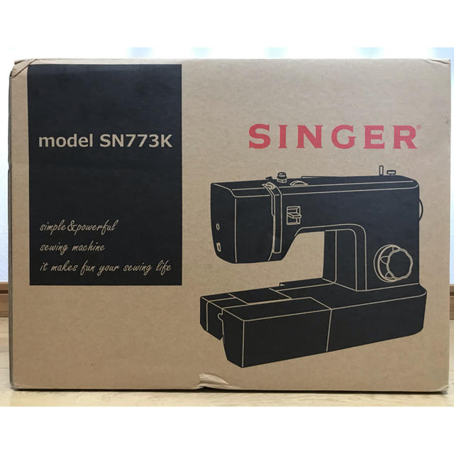 最安値‼︎送料無料 シンガー ミシン SN773K SINGER ブラック