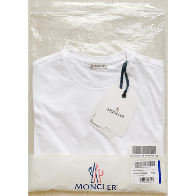 MONCLER - モンクレール バックロゴ Tシャツ ホワイト XSサイズの通販 