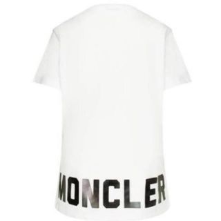 モンクレール(MONCLER)のモンクレール　バックロゴ　Tシャツ　ホワイト　XSサイズ(Tシャツ(半袖/袖なし))