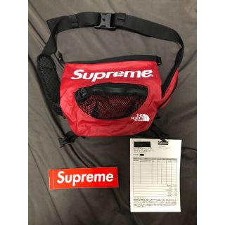 シュプリーム(Supreme)のSupreme The North Face Waist Bag 赤(ウエストポーチ)