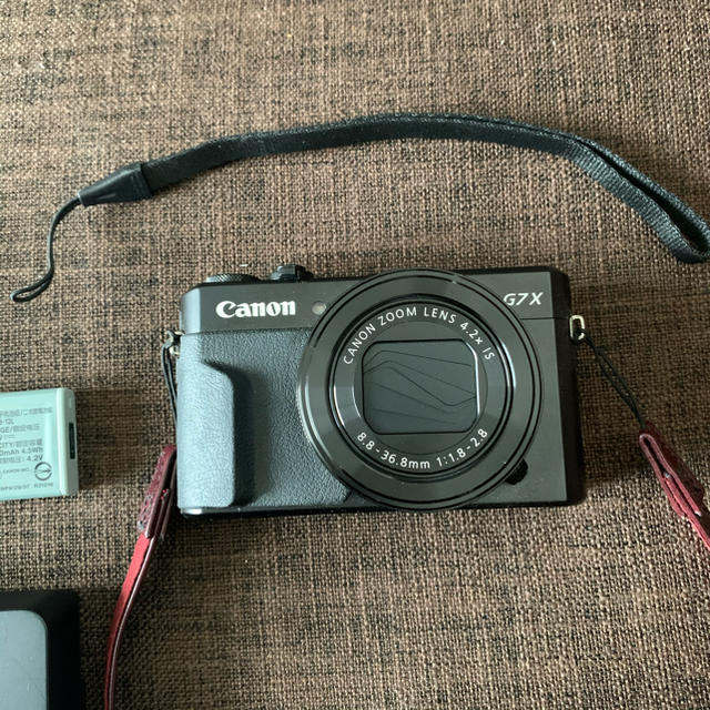 Canon - Canon PowerShot G7X Mark2 追加バッテリー純正ケース付の通販