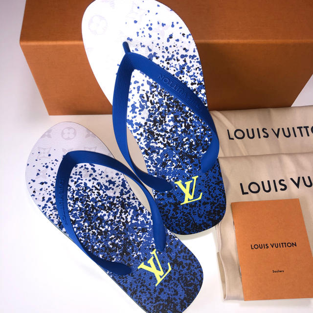 LOUIS VUITTON(ルイヴィトン)のまりもっこり様専用VUITTON モリトール・ライン・トング メンズの靴/シューズ(サンダル)の商品写真