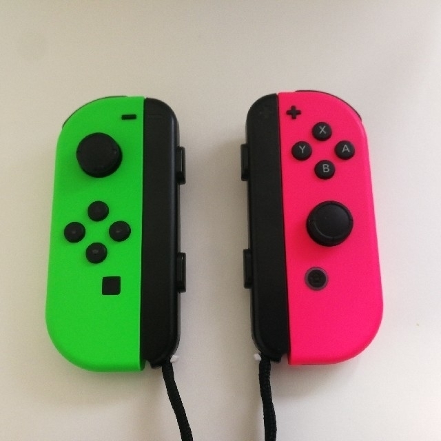 Joy-Con2個セット　ネオングリーン/ネオンピンク