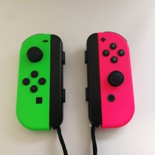 Joy-Con2個セット　ネオングリーン/ネオンピンク(その他)