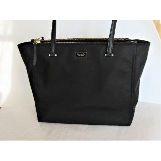 ケイトスペードニューヨーク(kate spade new york)の値下げ‼ 新品 タグ付き kate spade 軽量ナイロン トートバッグ 黒(トートバッグ)