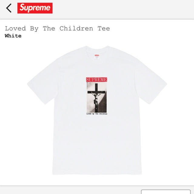 Supreme Loved By The Children Tee Sサイズ