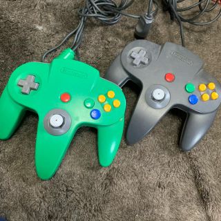 ニンテンドウ64(NINTENDO 64)のyuri様専用　ニンテンドー64 コントローラー2体セット(家庭用ゲーム機本体)