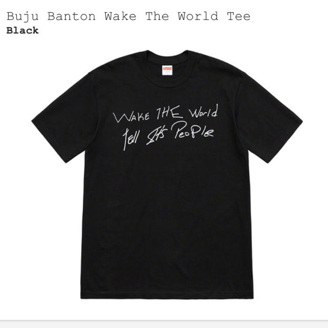 Tシャツ/カットソー(半袖/袖なし)Supreme Buju Banton Wake The World Tee