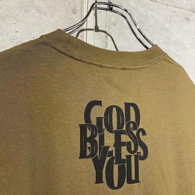 GOD BLESS YOU NO.3 T-SHIRT OLIVE | www.yokecomms.com