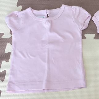 プチバトー(PETIT BATEAU)のプチバトー ピンク半袖Tシャツ(Ｔシャツ)