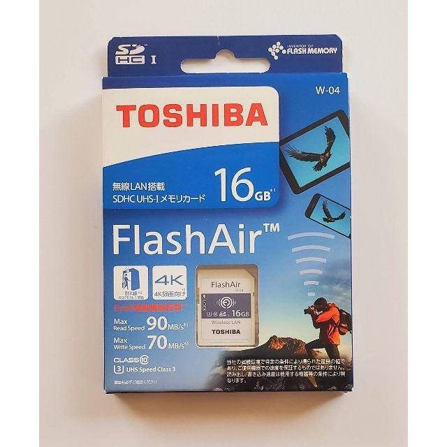 新品未使用　東芝 FlashAir 16GB W-04