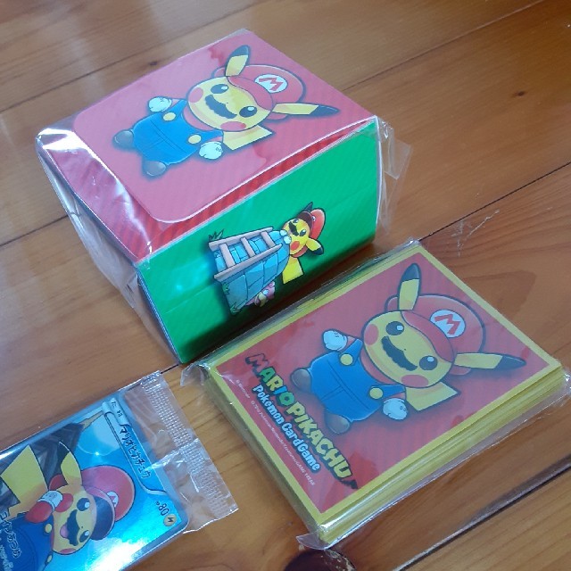 ポケモンカード マリオピカチュウ デッキケース カードスリーブ ポケモンカード マリオピカチュウ デッキケース カードスリーブ