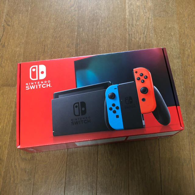 Nintendo Switch(ニンテンドースイッチ)のNintendo Switch JOY-CON(L) ネオンブルー/(R) ネオ エンタメ/ホビーのゲームソフト/ゲーム機本体(家庭用ゲーム機本体)の商品写真