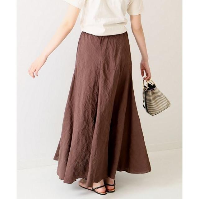 Plage - Plage Linen Flared スカート ブラウンの通販 by Ｈ☆Ｈ｜プラージュならラクマ HOT在庫