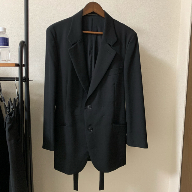 【美品】Yohji yamamoto　egg型当て布ジャケット