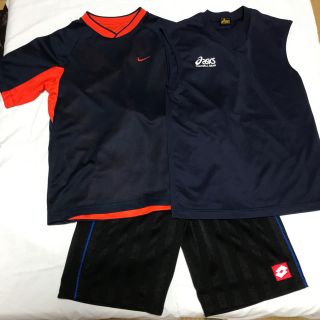 ナイキ(NIKE)の★値下げしました★男児150 シャツ2枚とハーフパンツセット(Tシャツ/カットソー)