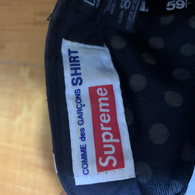 キャップsupreme COMME des GARÇONS NEW ERA