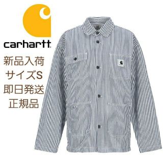 カーハート(carhartt)の【新品】Carhartt　ミシガンシャツ　ストライプ　S(サロペット/オーバーオール)