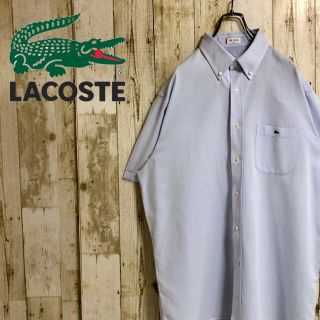 ラコステ(LACOSTE)の【デットストック】LACOSTE ラコステ 刺繍ロゴ 半袖 BDシャツ 2XL(シャツ)