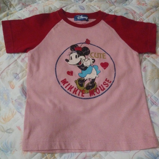 Disney(ディズニー)のミニー　Tシャツ　110  ディズニー キッズ/ベビー/マタニティのキッズ服女の子用(90cm~)(Tシャツ/カットソー)の商品写真
