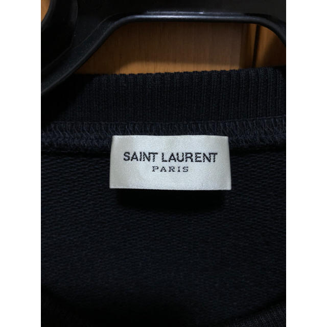 Saint Laurent(サンローラン)のSAINT LAURENT PARISレオパード切替スウェットトレーナー メンズのトップス(スウェット)の商品写真