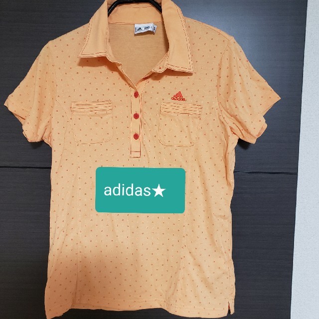 adidas(アディダス)のadidas ポロシャツ☆ スポーツ/アウトドアのゴルフ(ウエア)の商品写真