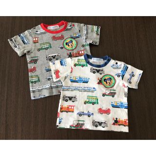 ディズニー(Disney)のディズニーリゾート　■ 乗り物　Tシャツ　二枚セット(Ｔシャツ)