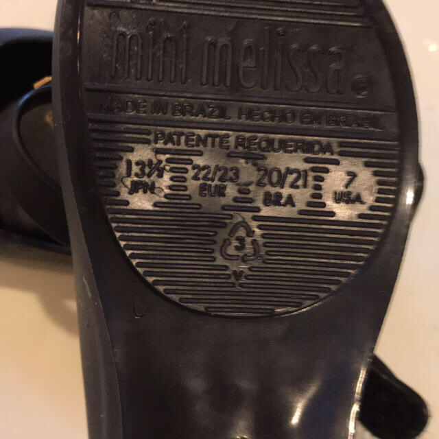 melissa(メリッサ)のメリッサ　子供靴13.5センチ キッズ/ベビー/マタニティのベビー靴/シューズ(~14cm)(サンダル)の商品写真