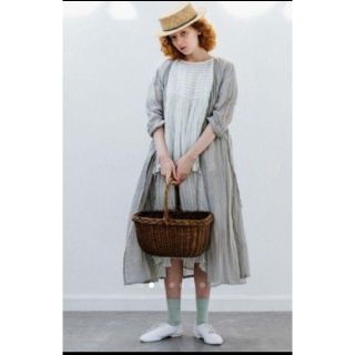 ネストローブ(nest Robe)の☆土曜日まで☆　ネストローブ　リネンガーゼカシュクールワンピース(ロングワンピース/マキシワンピース)