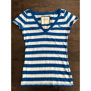 アバクロンビーアンドフィッチ(Abercrombie&Fitch)のアバクロンビー&フィッチ　ボーダーTシャツ　XS(Tシャツ(半袖/袖なし))