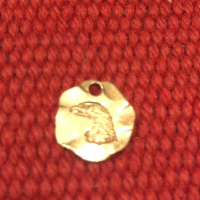 Larry Smith 18K EAGLE FACE MEDAL XS