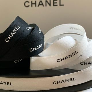 シャネル(CHANEL)の1.5cm幅 CHANEL ラッピング リボン 2m(ラッピング/包装)