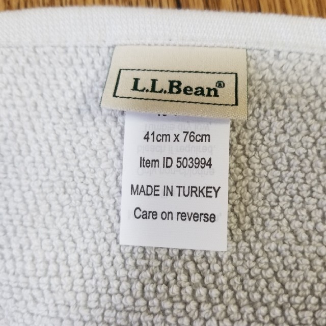 L.L.Bean(エルエルビーン)のL. L. Bean　フェイスタオル　新品 インテリア/住まい/日用品の日用品/生活雑貨/旅行(タオル/バス用品)の商品写真