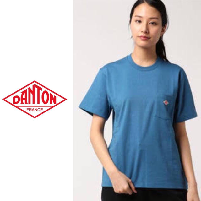 DANTON(ダントン)の大人気❗️DANTON ダントン ポケット Tシャツ ポケT サイズ34 レディースのトップス(Tシャツ(半袖/袖なし))の商品写真