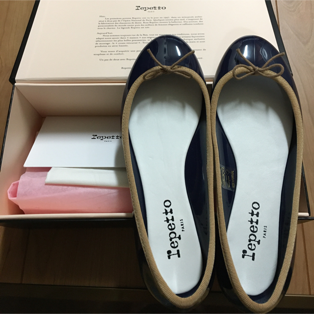 repetto(レペット)の新品　レペット　repetto レイン　サンドリオン　雨用　バレリーナシューズ レディースの靴/シューズ(バレエシューズ)の商品写真