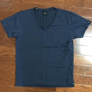 スコッチアンドソーダ(SCOTCH & SODA)の【新品】SCOTCH＆SODA Tシャツ　Sサイズ　ネイビー　ポケットTシャツ(Tシャツ/カットソー(半袖/袖なし))