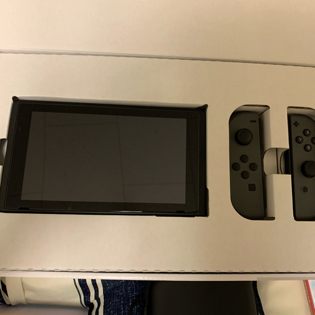 Nintendo Switch Joy-Con(L)/(R) グレー　あつもり 2