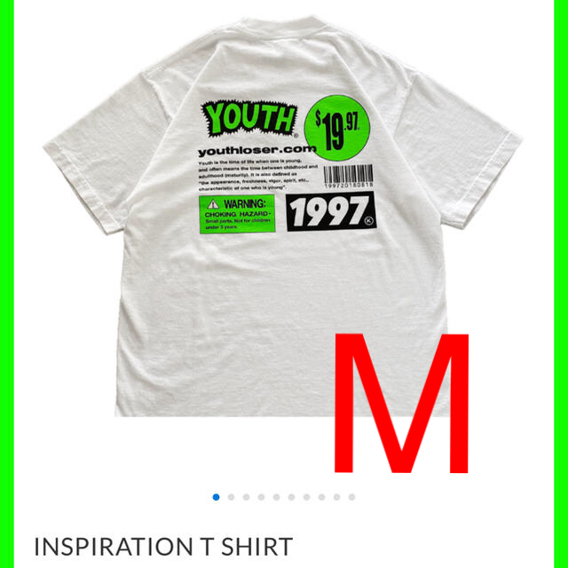 Mサイズ　youthloser inspiration t-shirt kei メンズのトップス(Tシャツ/カットソー(半袖/袖なし))の商品写真
