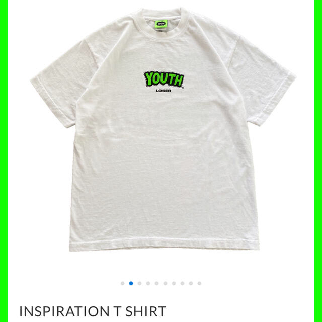 Mサイズ　youthloser inspiration t-shirt kei メンズのトップス(Tシャツ/カットソー(半袖/袖なし))の商品写真