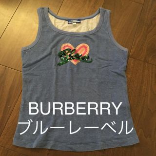 バーバリーブルーレーベル(BURBERRY BLUE LABEL)のBURBERRY ブルーレーベルのタンクトップ(タンクトップ)