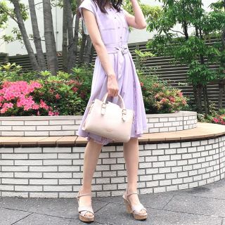 田中みな実着用◆フロッキード花柄ワンピース◆