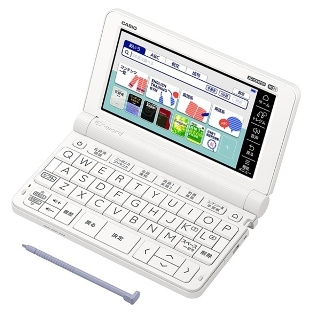 CASIO(カシオ)の⭐土日限定価格👀‼️カシオ電子辞書 XD-SX4900WE高校生英語強化モデル スマホ/家電/カメラのPC/タブレット(電子ブックリーダー)の商品写真