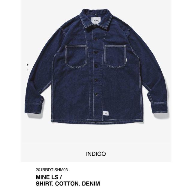 20SS WTAPS MINE LS INDIGO M