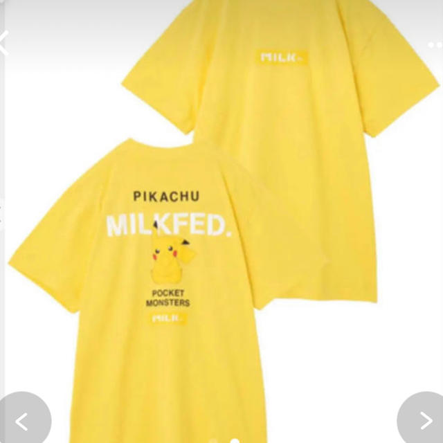 MILKFED.(ミルクフェド)のミルクフェド　ピカチュウ　Tシャツ レディースのトップス(Tシャツ(半袖/袖なし))の商品写真