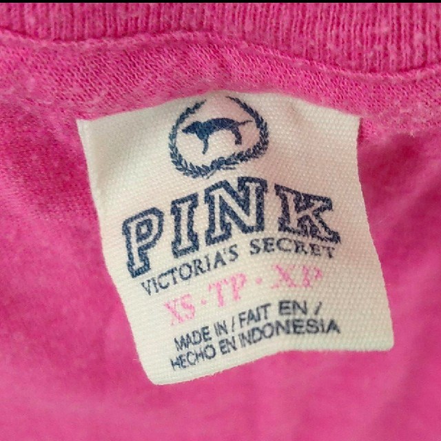 Victoria's Secret(ヴィクトリアズシークレット)のVictoria’s Secret PINK Tシャツ　XSサイズ レディースのトップス(Tシャツ(半袖/袖なし))の商品写真