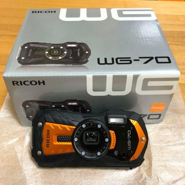 使用30日 RICOH WG-70 デジタルカメラ 防水 - www.sorbillomenu.com