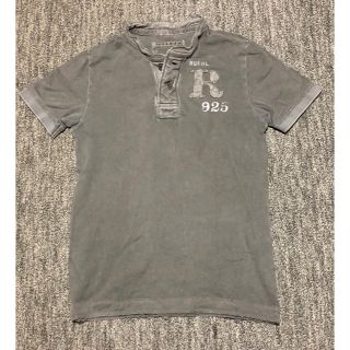 ルールナンバー925(Ruehl No.925)の希少！Ruehl No.925 ヴィンテージヘンリーTシャツ ライトグレー S(Tシャツ/カットソー(半袖/袖なし))