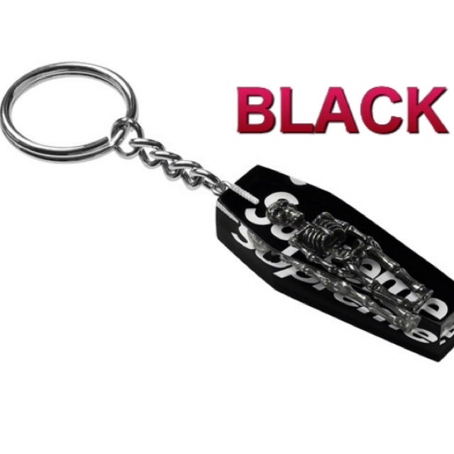 Supreme(シュプリーム)の supreme キーホルダー skeleton keychain BLACK メンズのファッション小物(キーホルダー)の商品写真